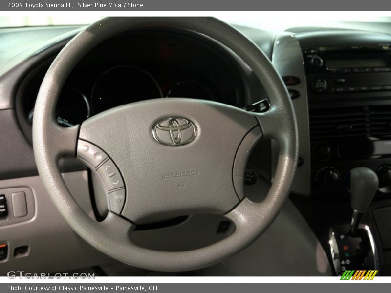 Silver Pine Mica / Stone 2009 Toyota Sienna LE