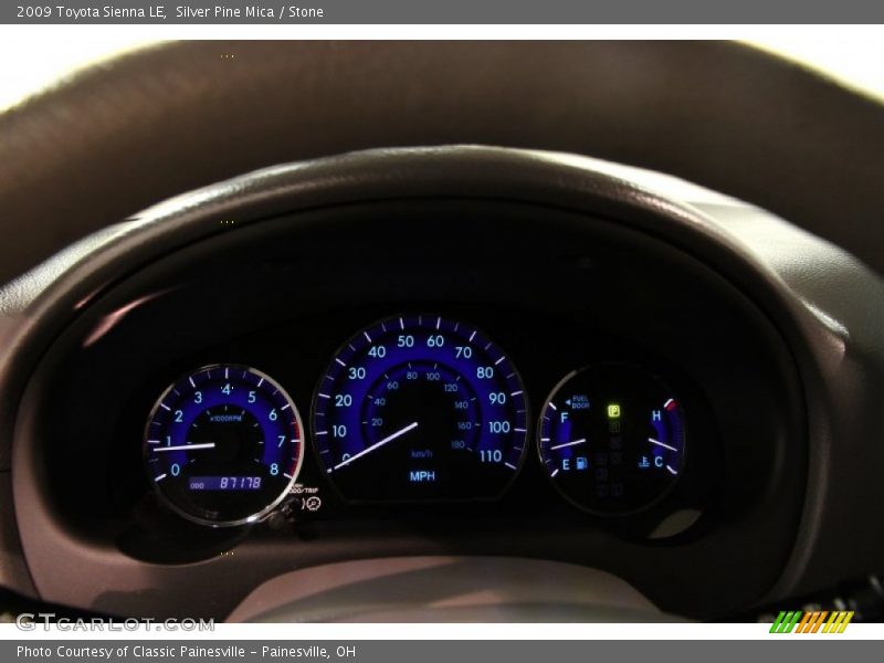 Silver Pine Mica / Stone 2009 Toyota Sienna LE