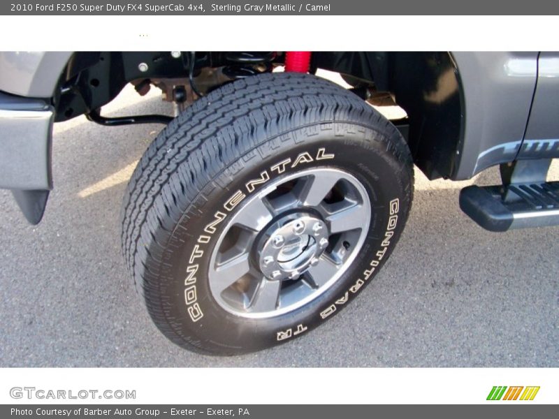 Sterling Gray Metallic / Camel 2010 Ford F250 Super Duty FX4 SuperCab 4x4