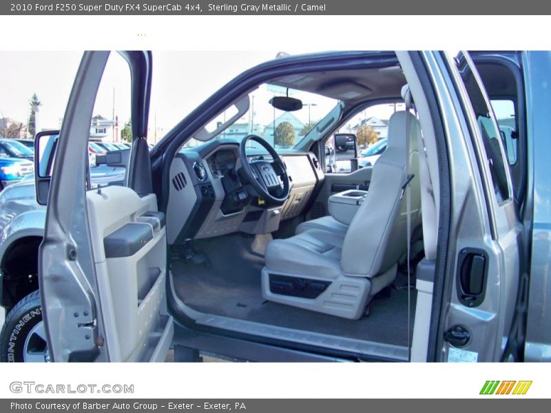 Sterling Gray Metallic / Camel 2010 Ford F250 Super Duty FX4 SuperCab 4x4