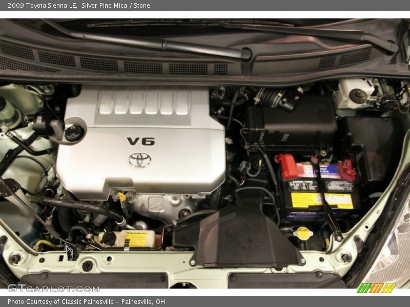 Silver Pine Mica / Stone 2009 Toyota Sienna LE