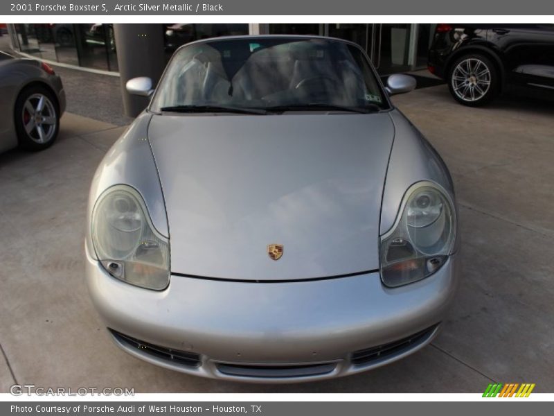 Arctic Silver Metallic / Black 2001 Porsche Boxster S