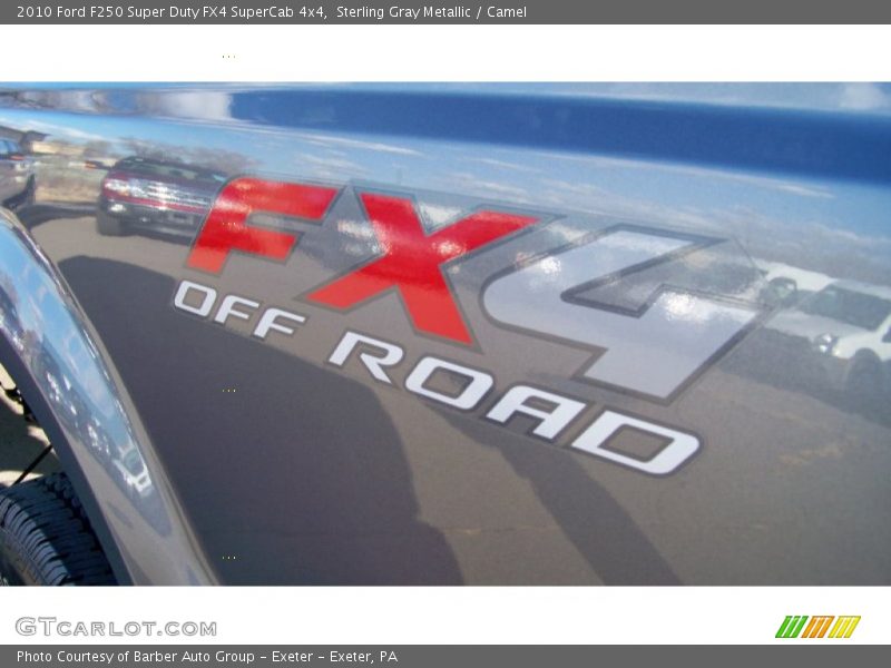 Sterling Gray Metallic / Camel 2010 Ford F250 Super Duty FX4 SuperCab 4x4
