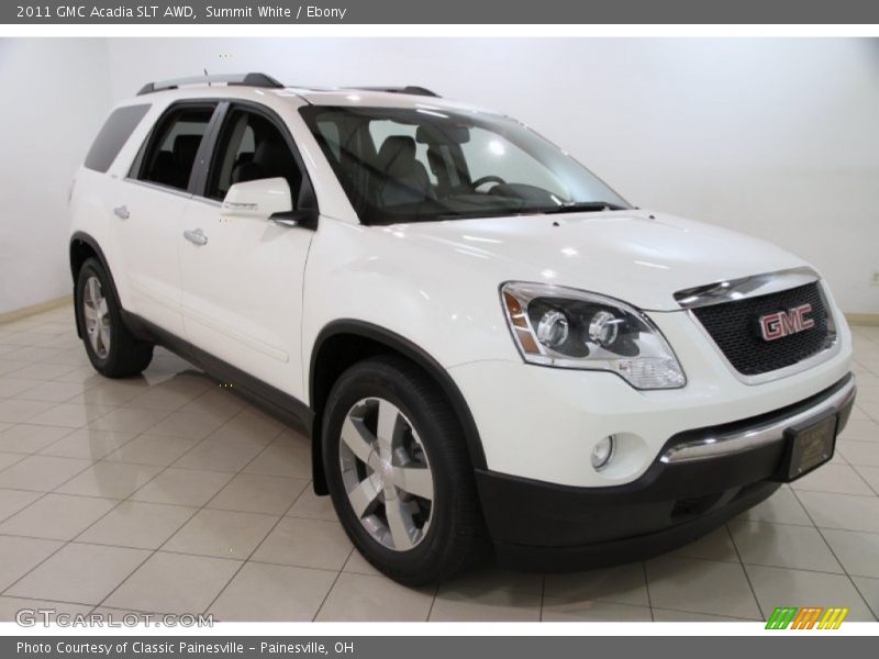 Summit White / Ebony 2011 GMC Acadia SLT AWD
