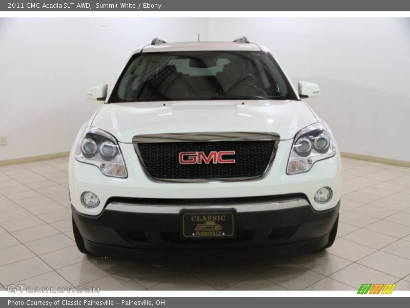 Summit White / Ebony 2011 GMC Acadia SLT AWD