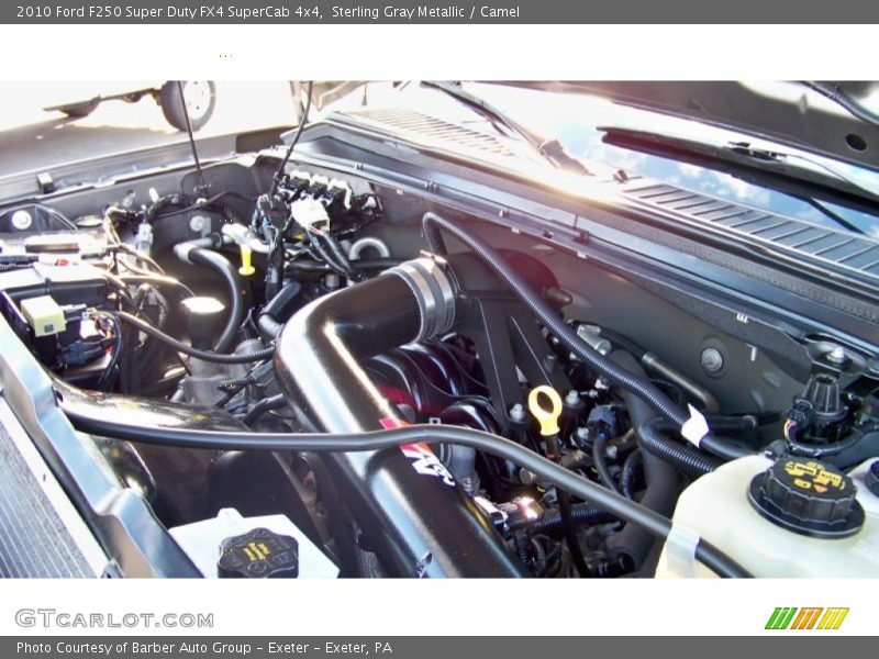 Sterling Gray Metallic / Camel 2010 Ford F250 Super Duty FX4 SuperCab 4x4