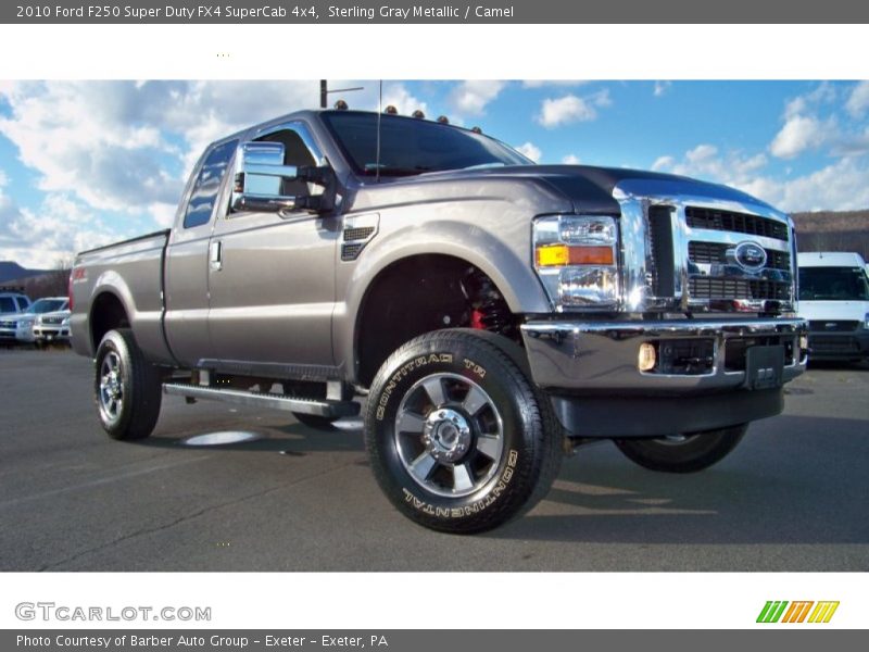 Sterling Gray Metallic / Camel 2010 Ford F250 Super Duty FX4 SuperCab 4x4