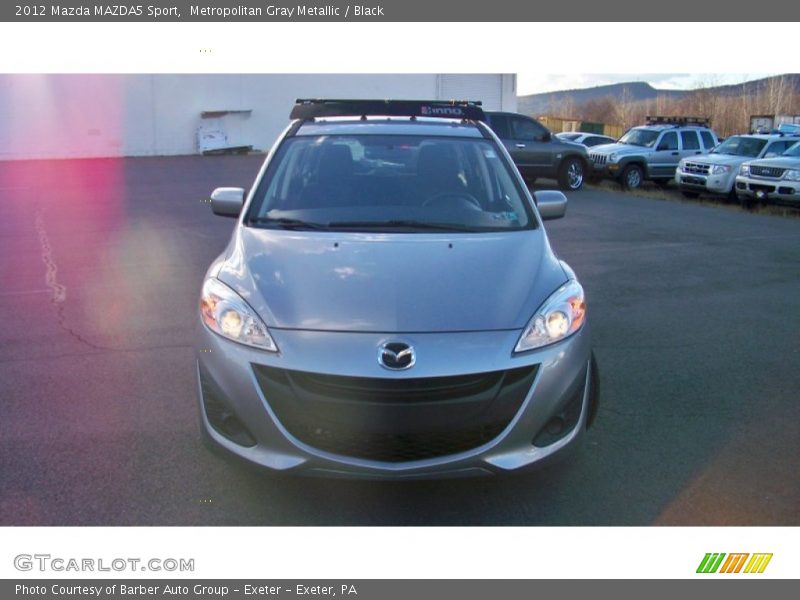 Metropolitan Gray Metallic / Black 2012 Mazda MAZDA5 Sport