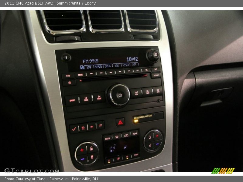 Summit White / Ebony 2011 GMC Acadia SLT AWD