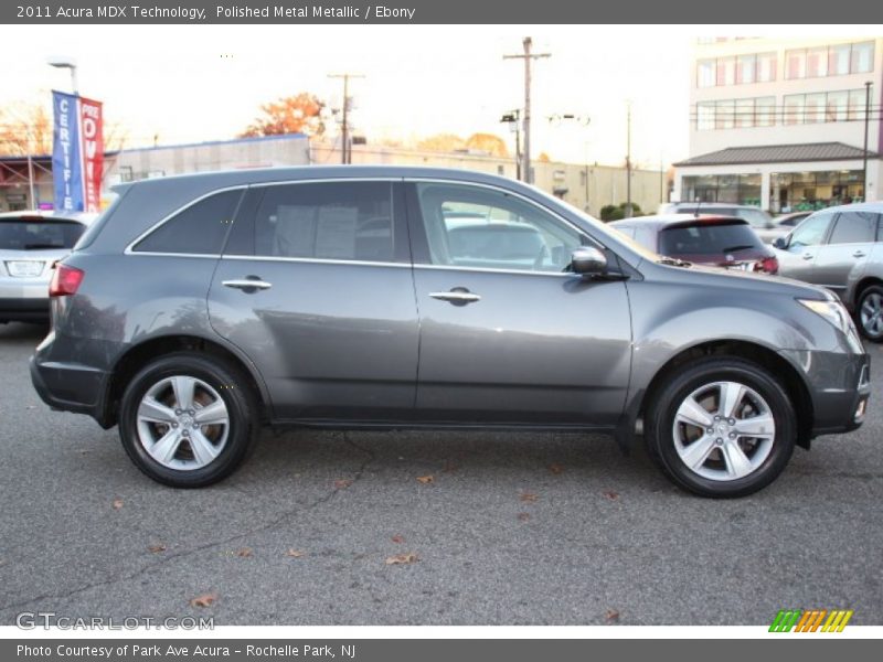Polished Metal Metallic / Ebony 2011 Acura MDX Technology