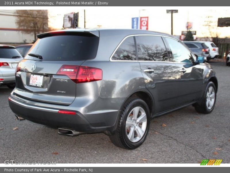 Polished Metal Metallic / Ebony 2011 Acura MDX Technology