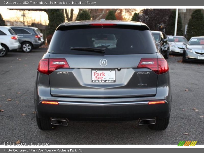 Polished Metal Metallic / Ebony 2011 Acura MDX Technology