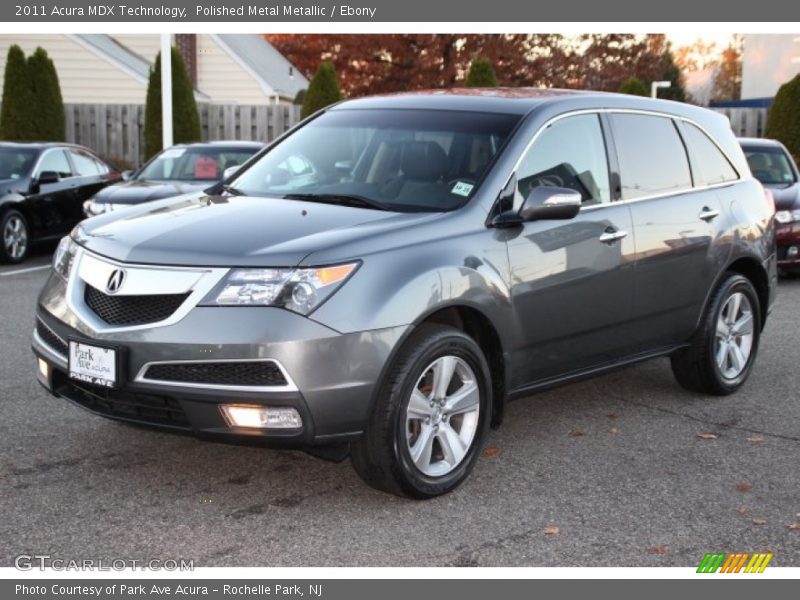 Polished Metal Metallic / Ebony 2011 Acura MDX Technology