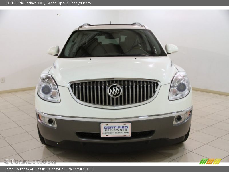 White Opal / Ebony/Ebony 2011 Buick Enclave CXL