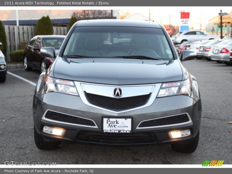 Polished Metal Metallic / Ebony 2011 Acura MDX Technology