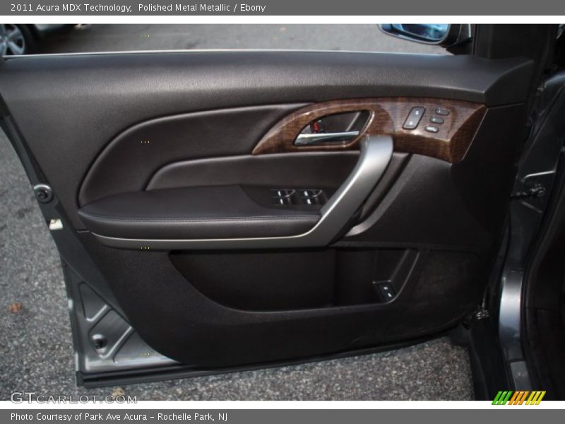 Polished Metal Metallic / Ebony 2011 Acura MDX Technology