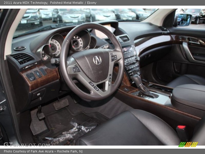 Polished Metal Metallic / Ebony 2011 Acura MDX Technology