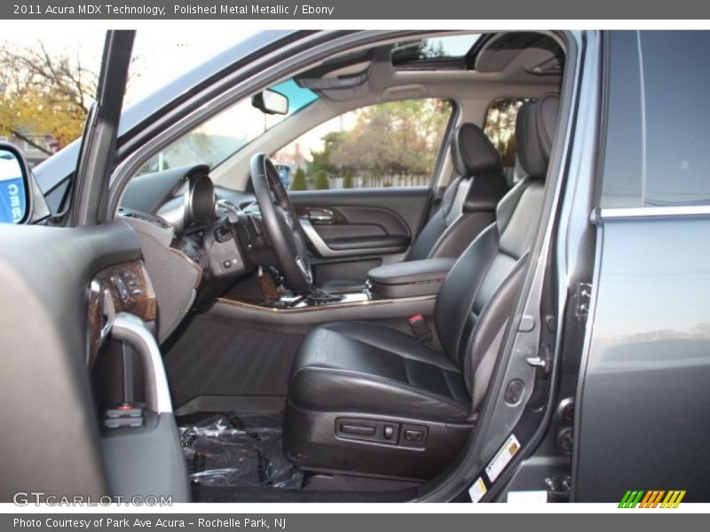 Polished Metal Metallic / Ebony 2011 Acura MDX Technology