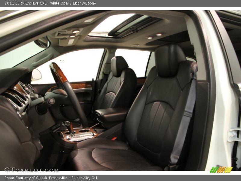 White Opal / Ebony/Ebony 2011 Buick Enclave CXL