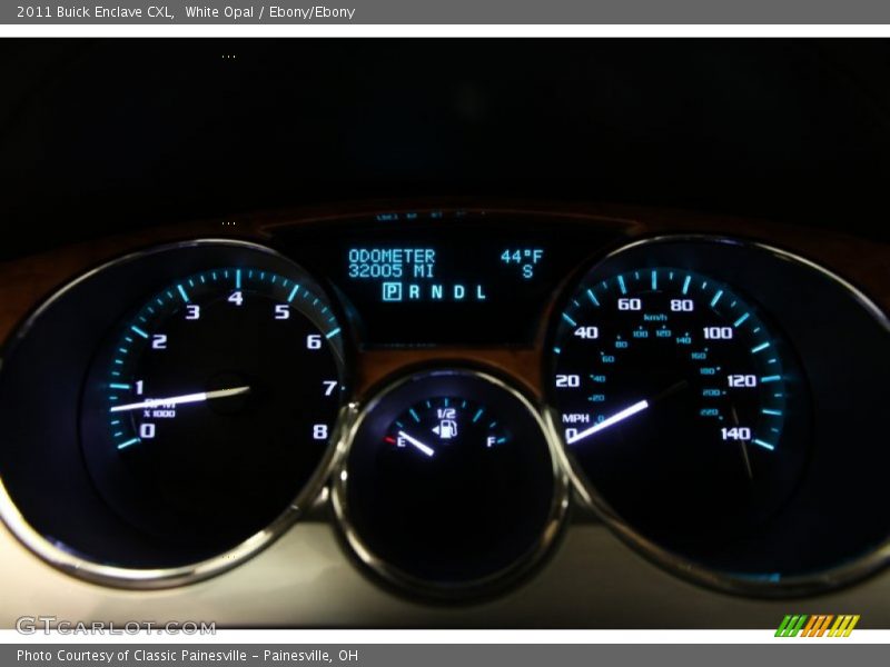 White Opal / Ebony/Ebony 2011 Buick Enclave CXL