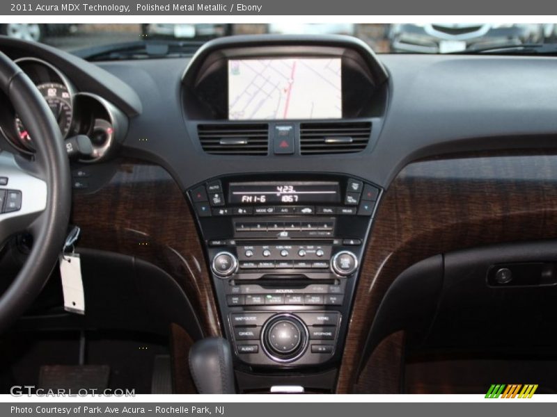 Polished Metal Metallic / Ebony 2011 Acura MDX Technology