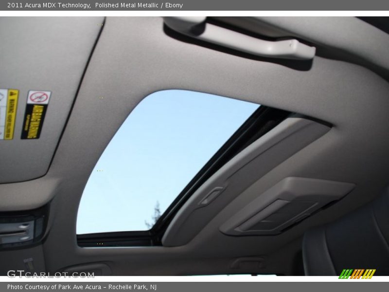 Polished Metal Metallic / Ebony 2011 Acura MDX Technology