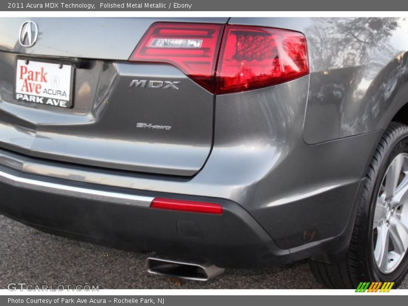 Polished Metal Metallic / Ebony 2011 Acura MDX Technology