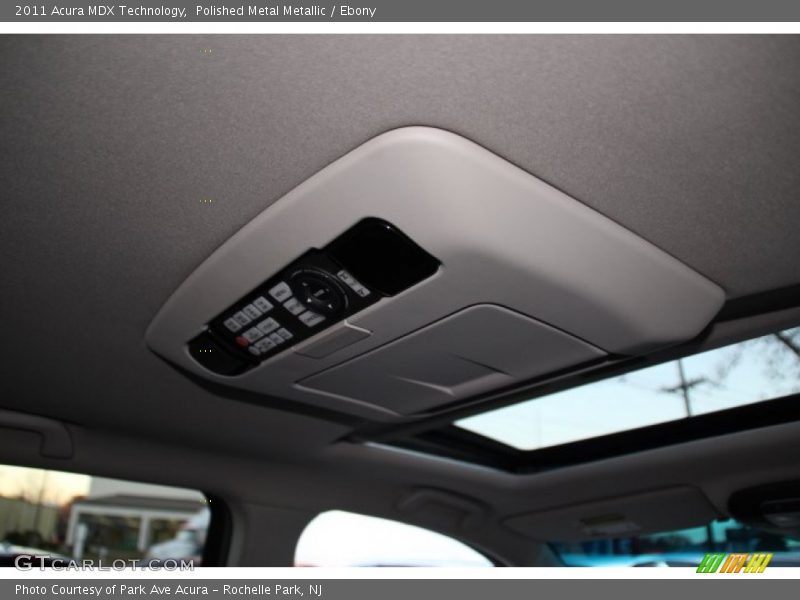 Polished Metal Metallic / Ebony 2011 Acura MDX Technology