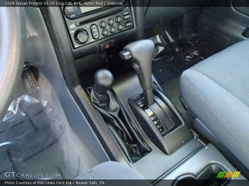 Aztec Red / Charcoal 2004 Nissan Frontier XE V6 King Cab 4x4