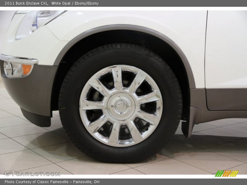 White Opal / Ebony/Ebony 2011 Buick Enclave CXL