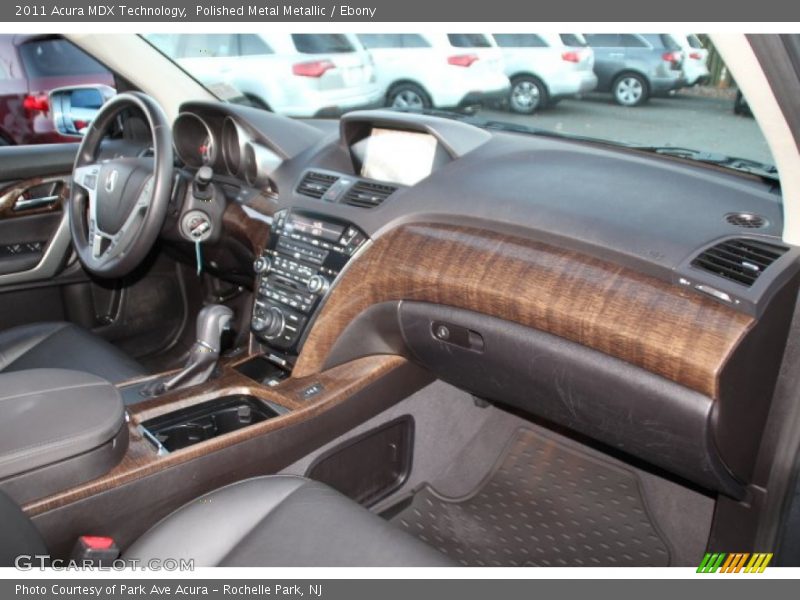 Polished Metal Metallic / Ebony 2011 Acura MDX Technology