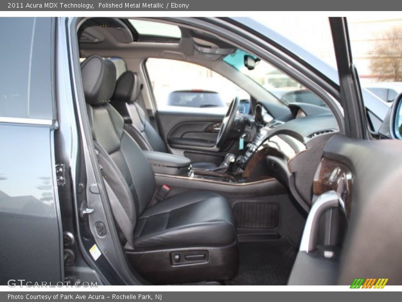 Polished Metal Metallic / Ebony 2011 Acura MDX Technology