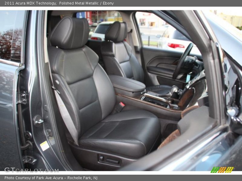 Polished Metal Metallic / Ebony 2011 Acura MDX Technology