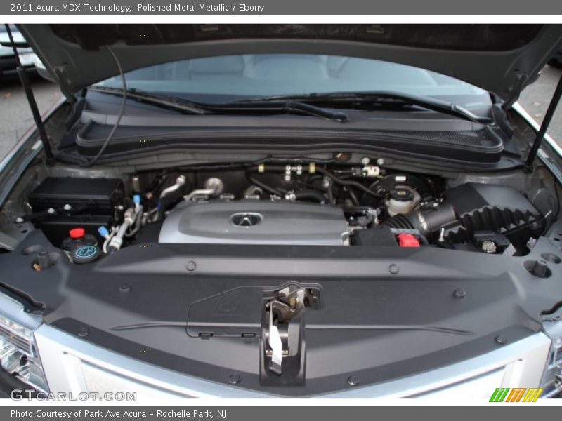 Polished Metal Metallic / Ebony 2011 Acura MDX Technology