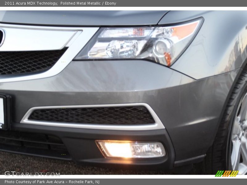 Polished Metal Metallic / Ebony 2011 Acura MDX Technology