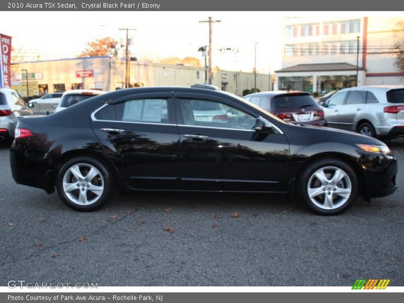 Crystal Black Pearl / Ebony 2010 Acura TSX Sedan