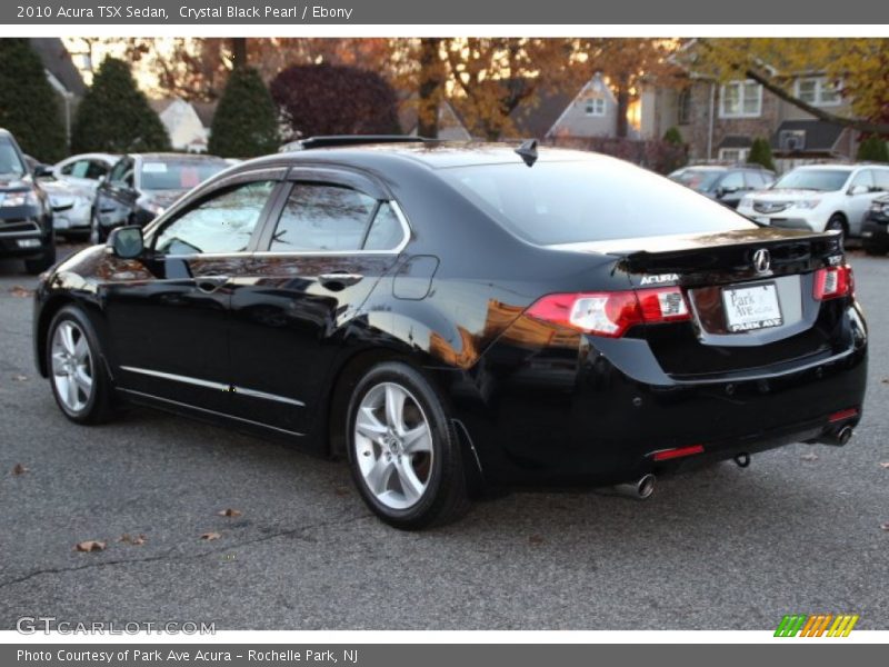 Crystal Black Pearl / Ebony 2010 Acura TSX Sedan