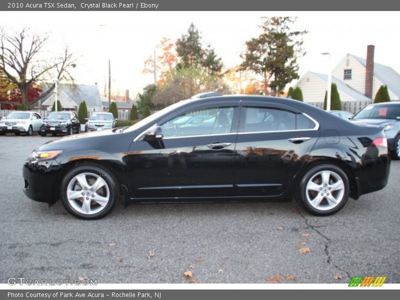 Crystal Black Pearl / Ebony 2010 Acura TSX Sedan