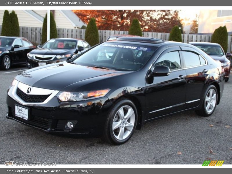 Crystal Black Pearl / Ebony 2010 Acura TSX Sedan