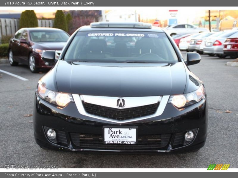 Crystal Black Pearl / Ebony 2010 Acura TSX Sedan