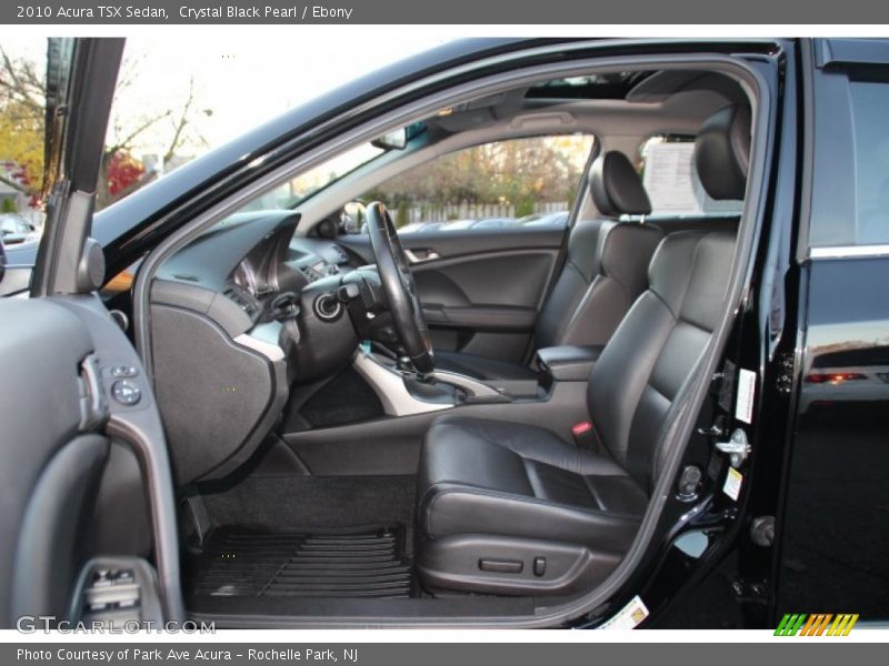 Crystal Black Pearl / Ebony 2010 Acura TSX Sedan