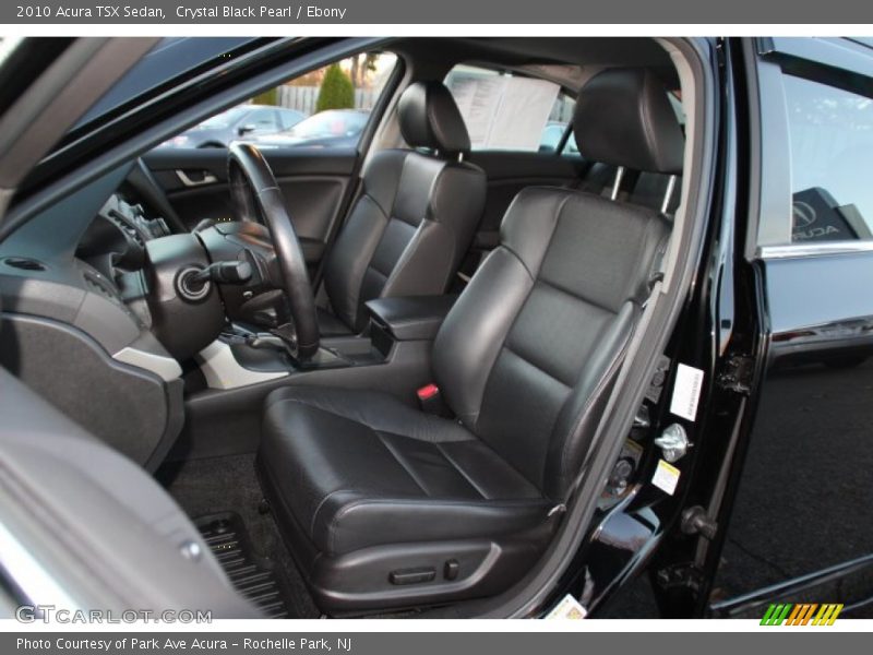 Crystal Black Pearl / Ebony 2010 Acura TSX Sedan