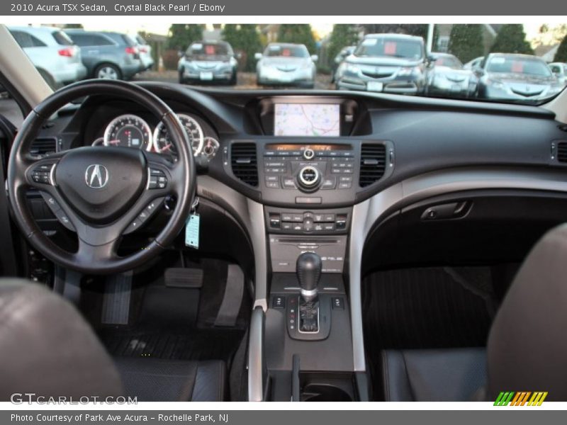 Crystal Black Pearl / Ebony 2010 Acura TSX Sedan