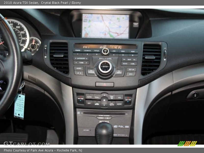 Crystal Black Pearl / Ebony 2010 Acura TSX Sedan