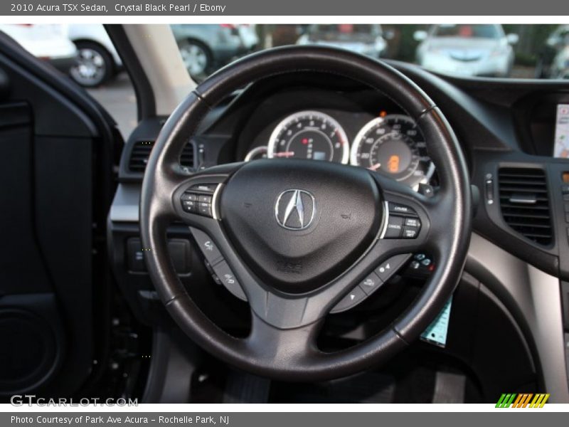 Crystal Black Pearl / Ebony 2010 Acura TSX Sedan