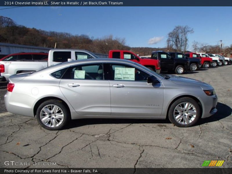 Silver Ice Metallic / Jet Black/Dark Titanium 2014 Chevrolet Impala LS