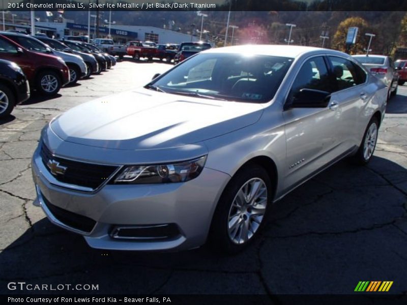 Silver Ice Metallic / Jet Black/Dark Titanium 2014 Chevrolet Impala LS