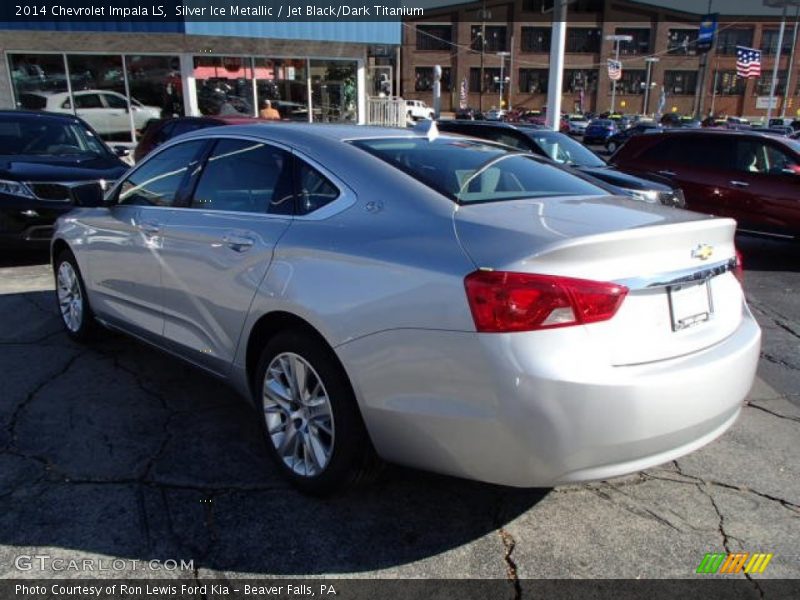 Silver Ice Metallic / Jet Black/Dark Titanium 2014 Chevrolet Impala LS