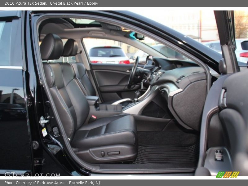 Crystal Black Pearl / Ebony 2010 Acura TSX Sedan