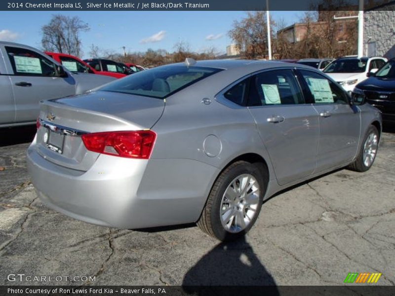 Silver Ice Metallic / Jet Black/Dark Titanium 2014 Chevrolet Impala LS